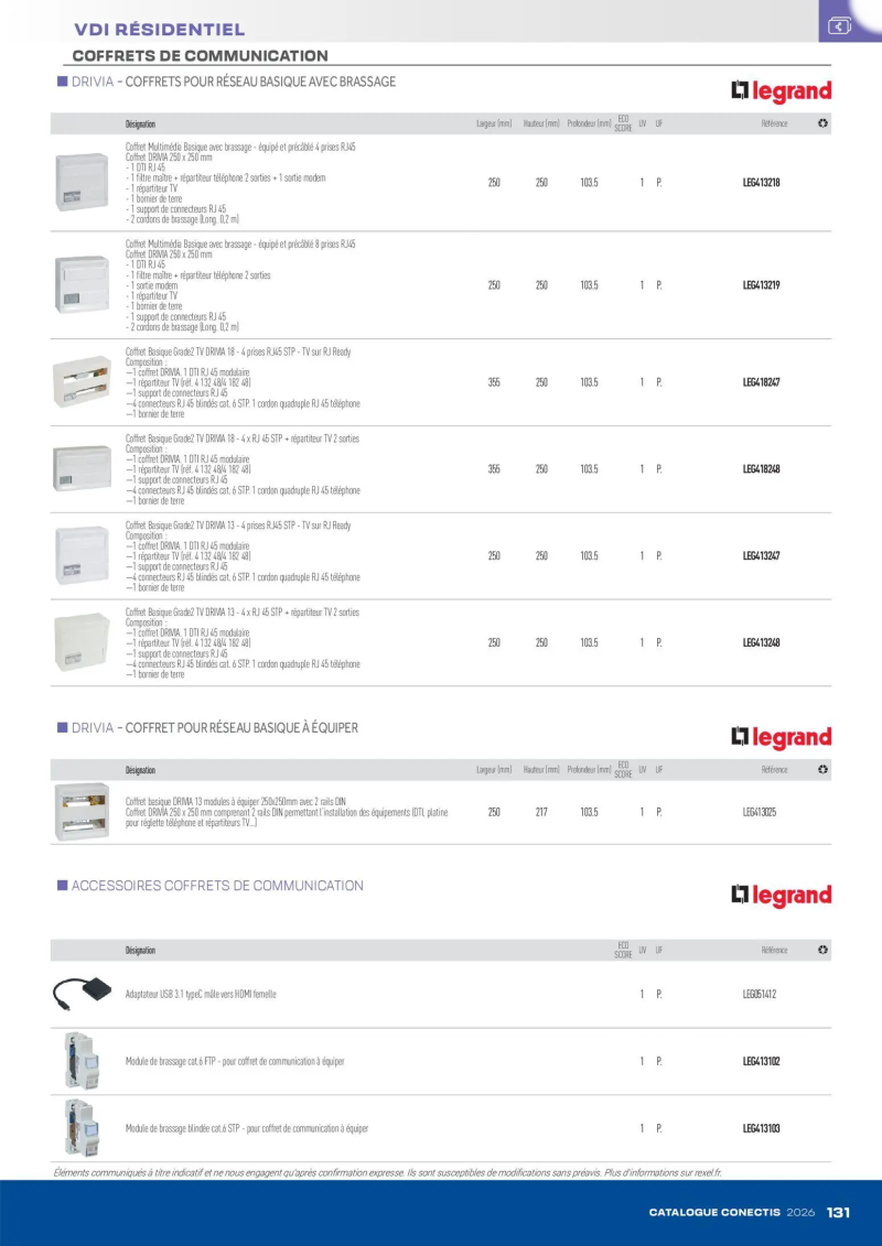 Rexel                                                     catalogue du 10/04 – page 131