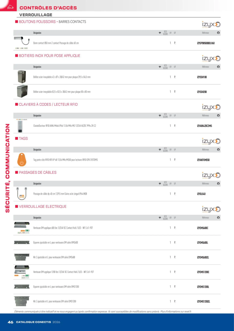 Rexel                                                     catalogue du 10/04 – page 46