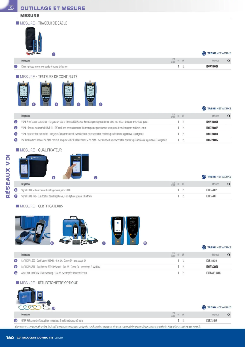 Rexel                                                     catalogue du 10/04 – page 160