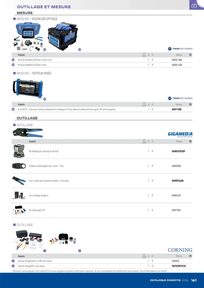 Rexel                                                     catalogue du 10/04 – page 161