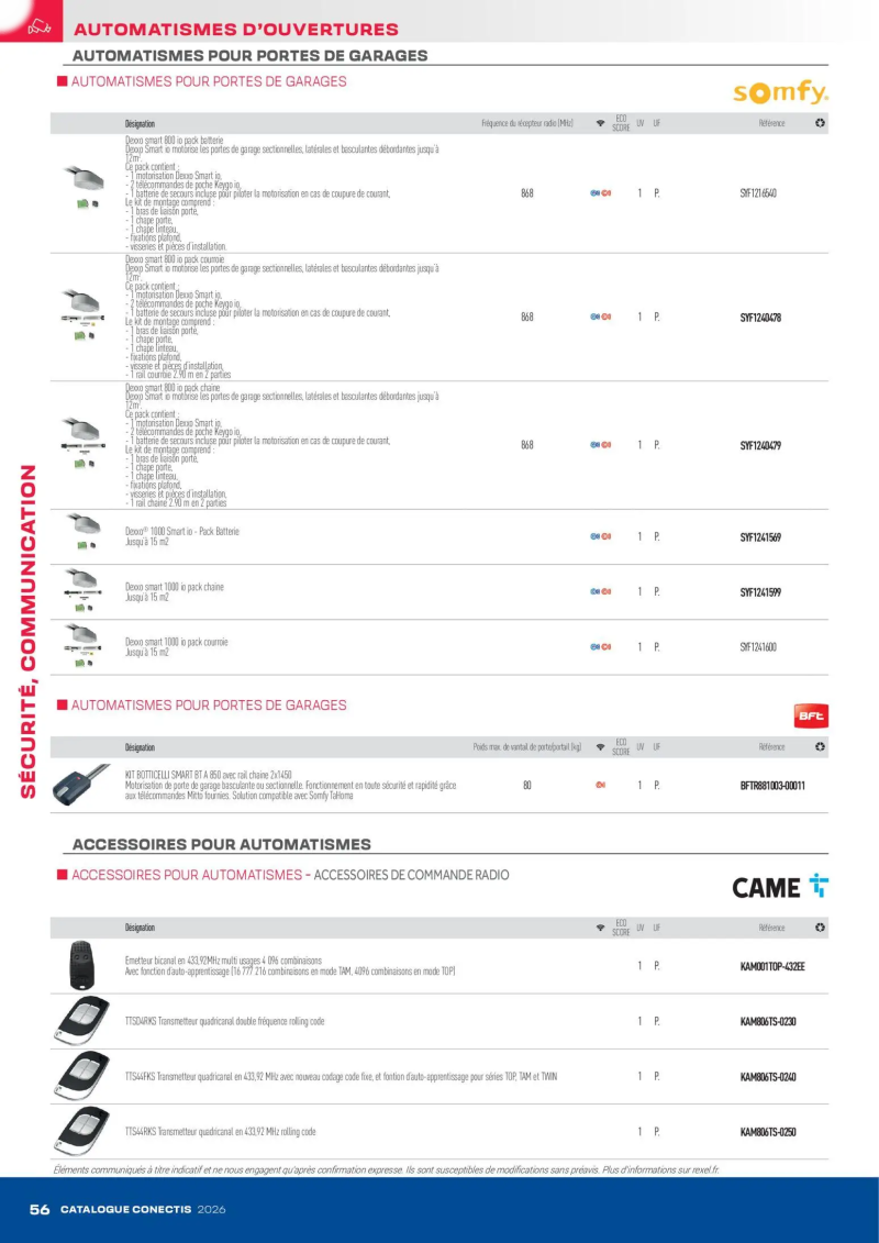 Rexel                                                     catalogue du 10/04 – page 56