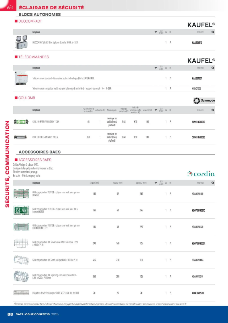 Rexel                                                     catalogue du 10/04 – page 88