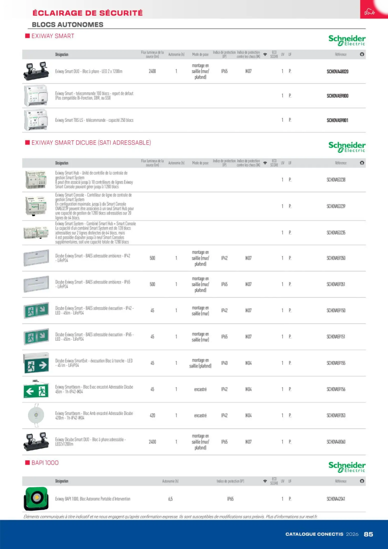 Rexel                                                     catalogue du 10/04 – page 85