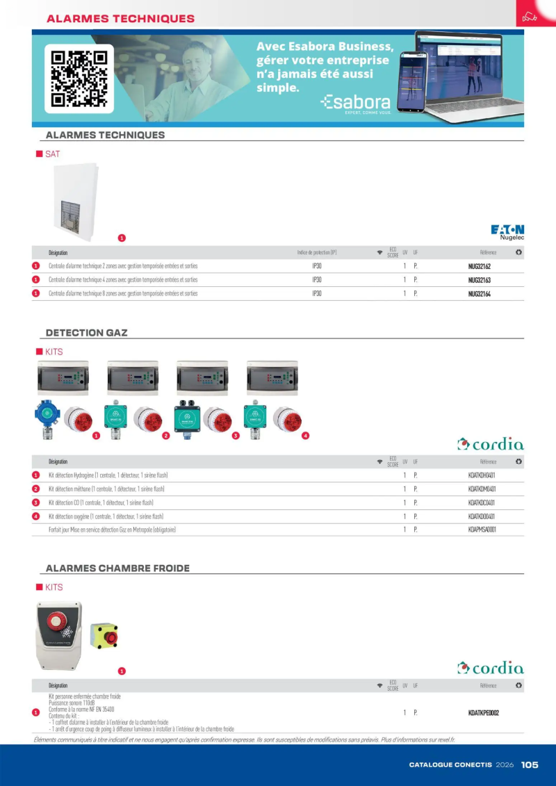 Rexel                                                     catalogue du 10/04 – page 105