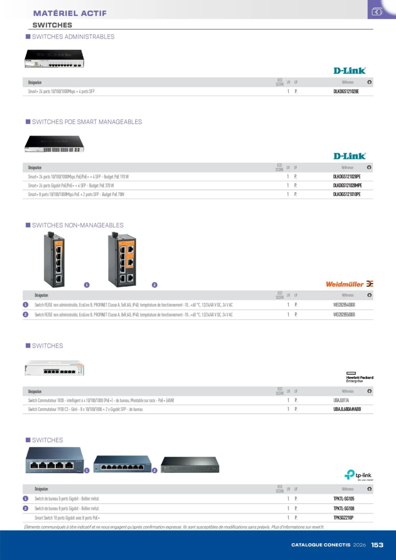 Rexel                                                     catalogue du 10/04 – page 153