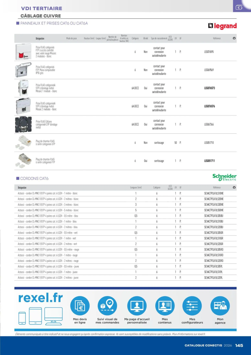Rexel                                                     catalogue du 10/04 – page 145