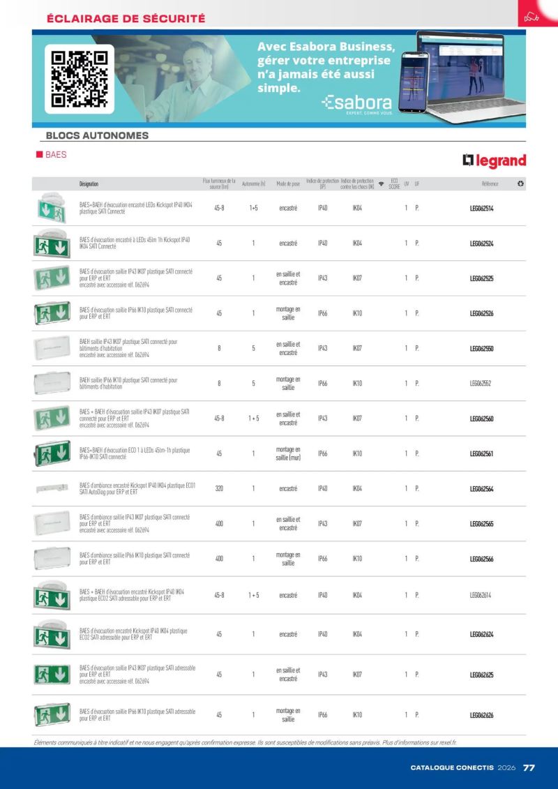 Rexel                                                     catalogue du 10/04 – page 77