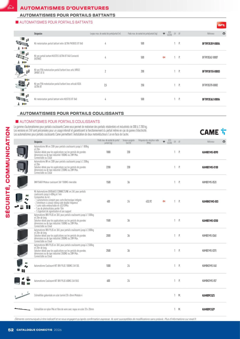 Rexel                                                     catalogue du 10/04 – page 52