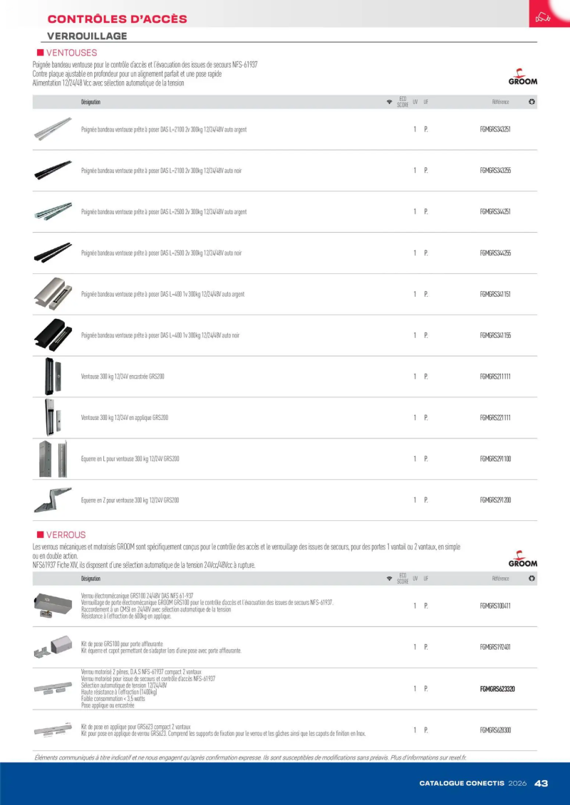 Rexel                                                     catalogue du 10/04 – page 43