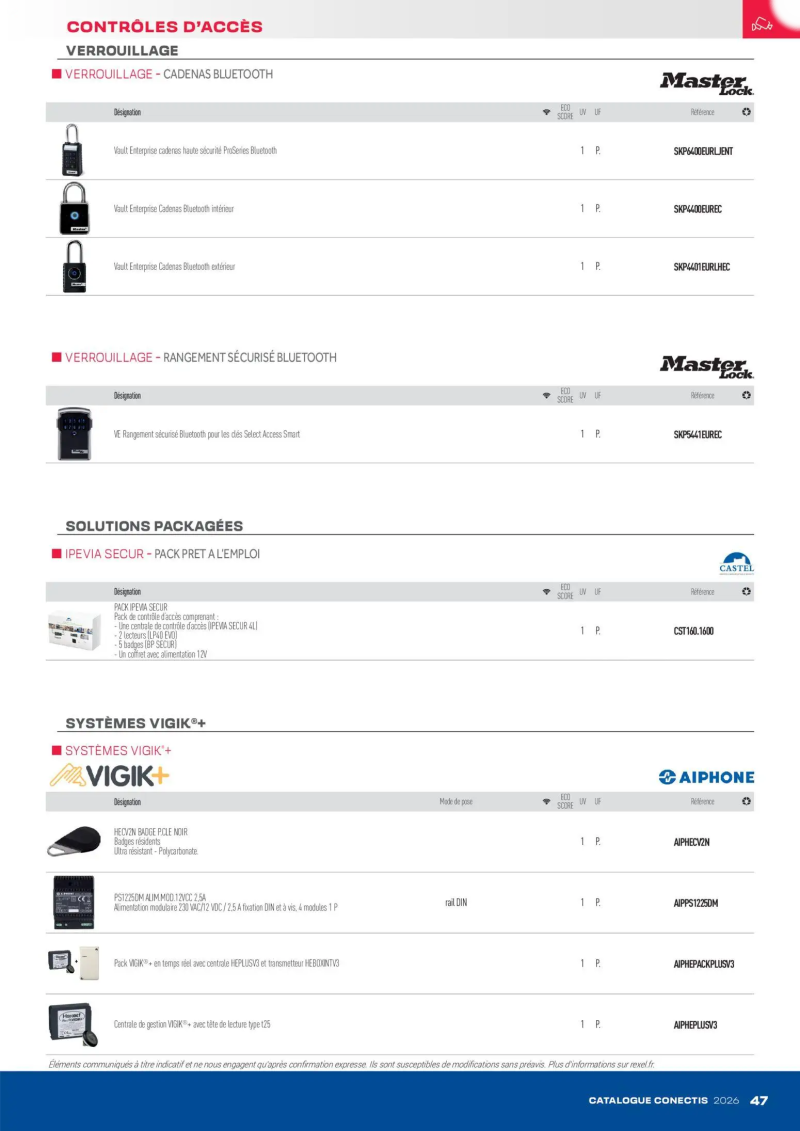 Rexel                                                     catalogue du 10/04 – page 47