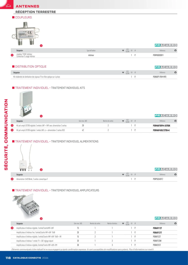 Rexel                                                     catalogue du 10/04 – page 118