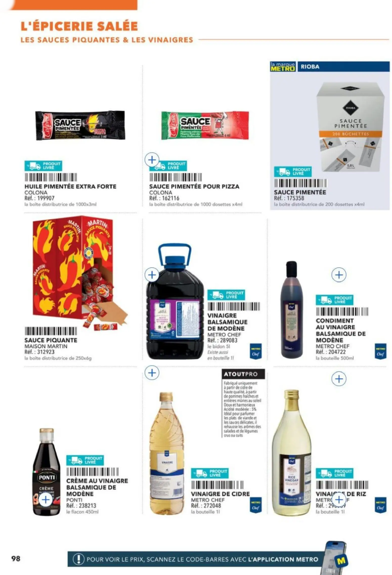 Metro catalogue du 14/04 – page 98