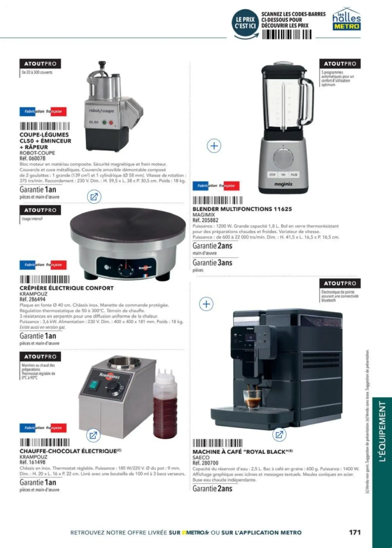 Metro catalogue du 14/04 – page 171