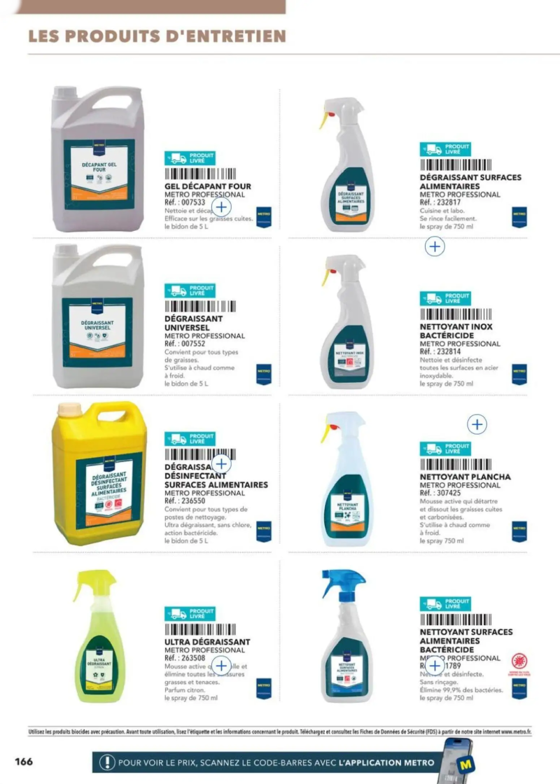 Metro catalogue du 14/04 – page 166