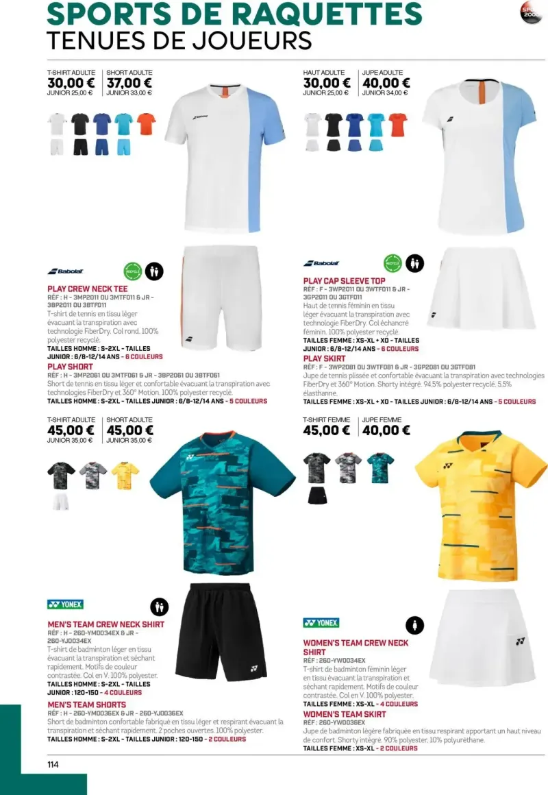 Sport 2000 catalogue du 01/06 – page 114
