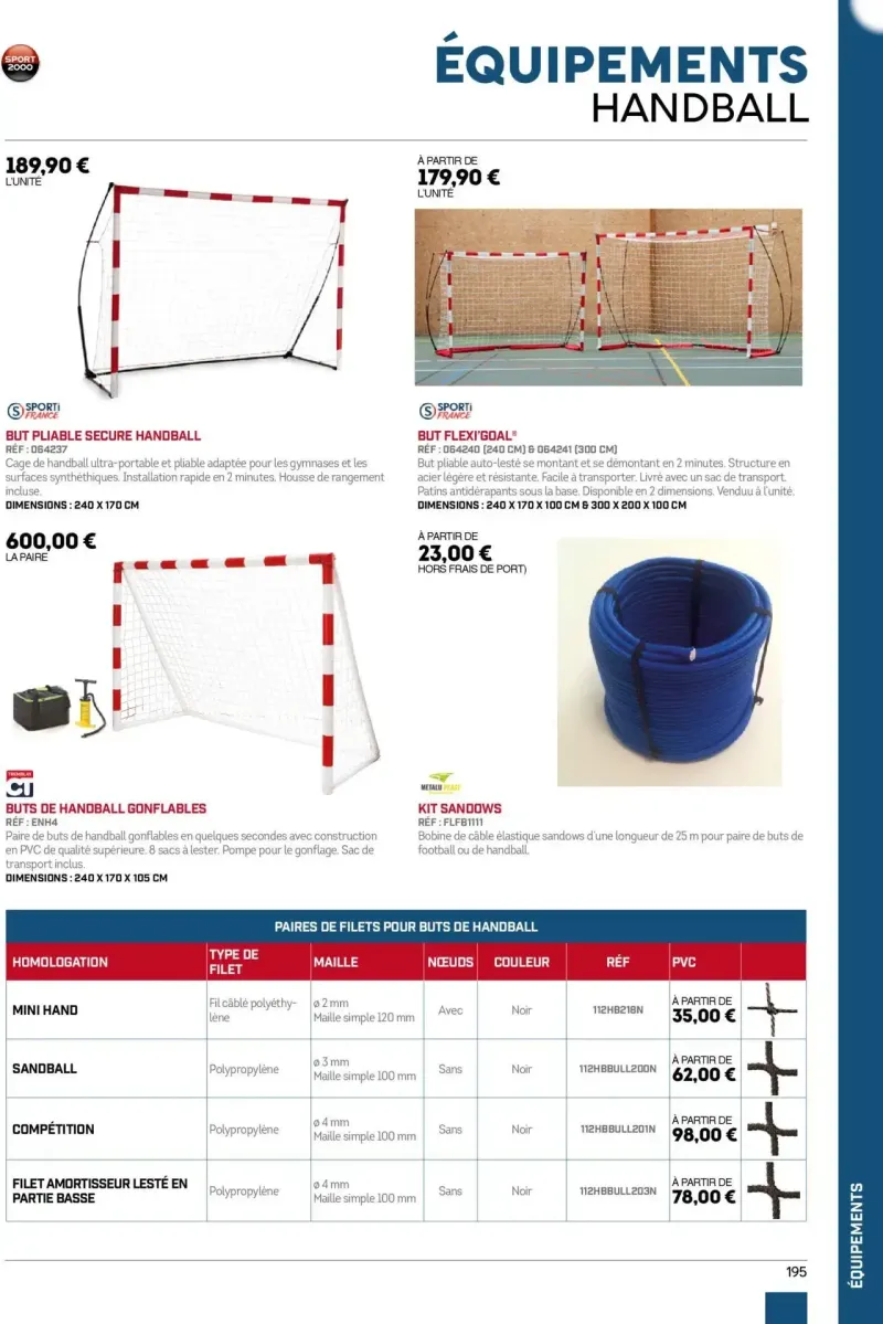 Sport 2000 catalogue du 01/06 – page 195