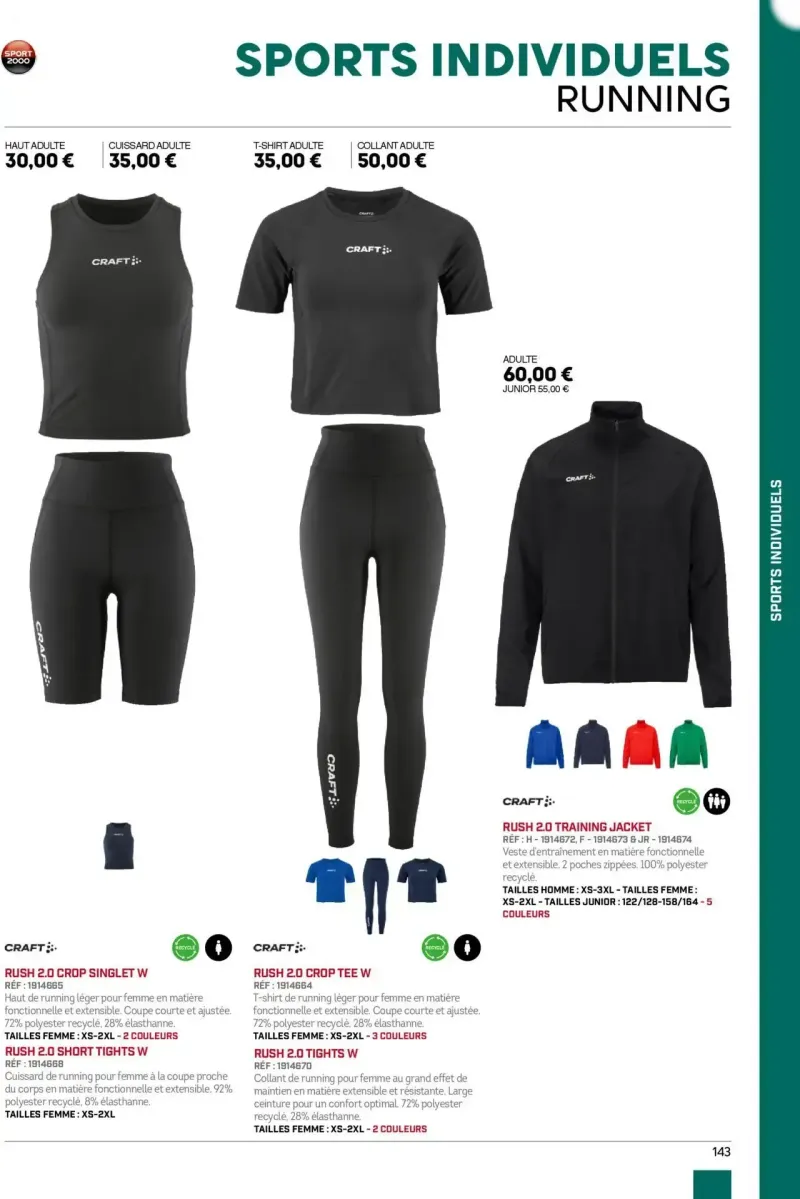 Sport 2000 catalogue du 01/06 – page 143