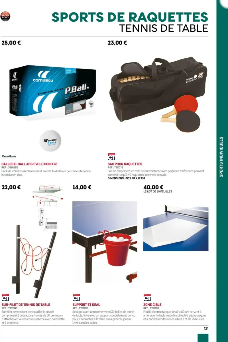 Sport 2000 catalogue du 01/06 – page 121