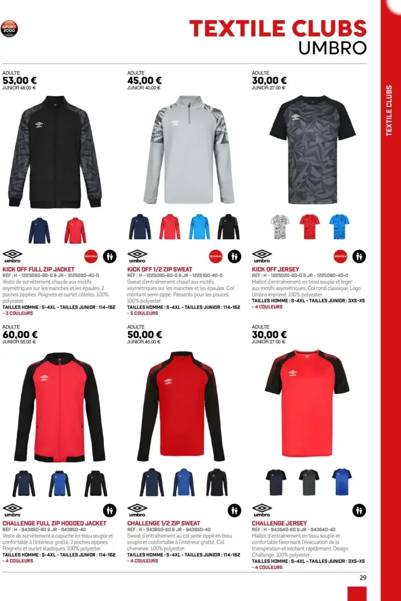 Sport 2000 catalogue du 01/06 – page 29