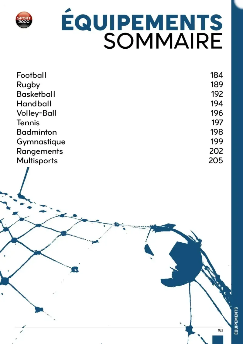 Sport 2000 catalogue du 01/06 – page 183