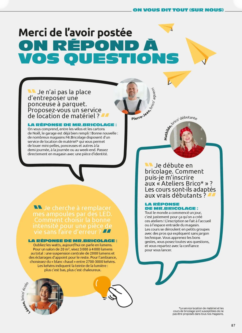 Mr.Bricolage catalogue du 01/04 – page 87