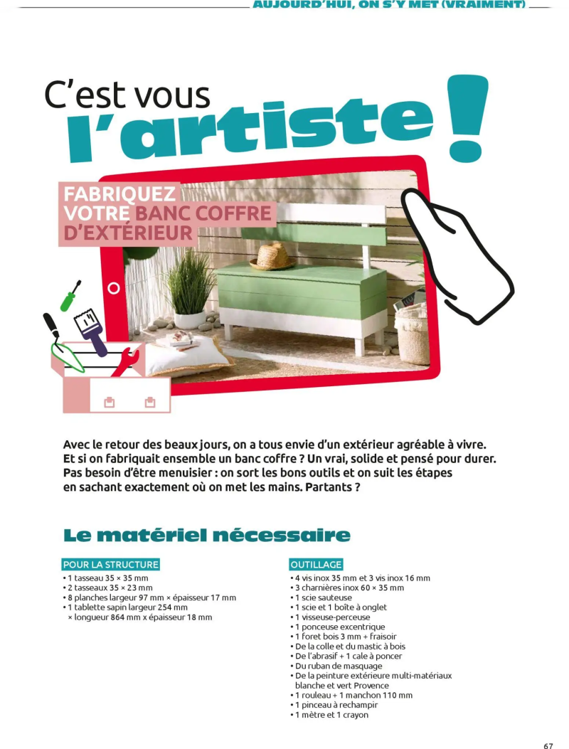 Mr.Bricolage catalogue du 01/04 – page 67