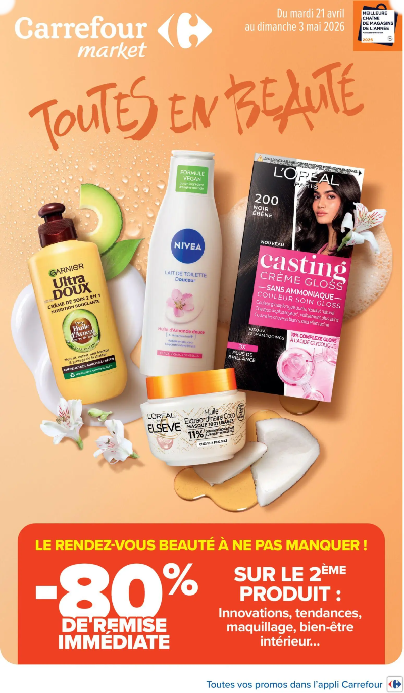 Carrefour Market catalogue du 21/04 – page 1