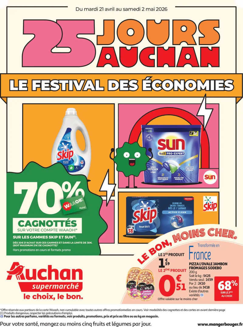 Auchan catalogue du 21/04 – page 1