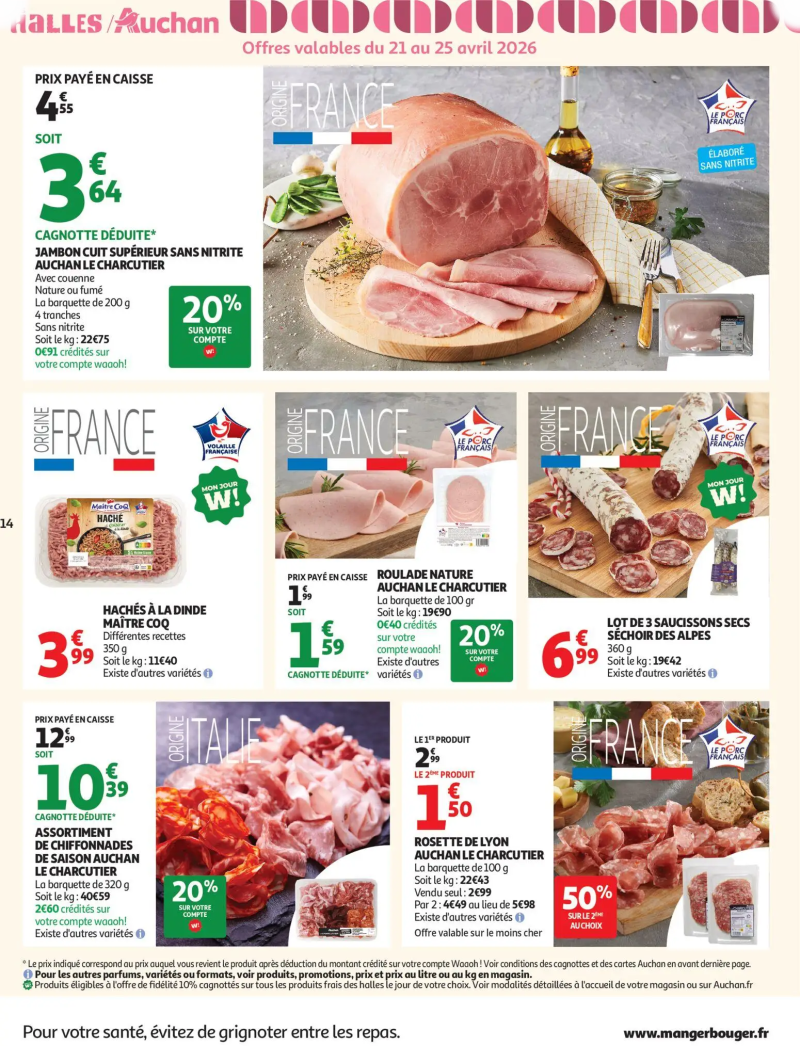 Auchan catalogue du 21/04 – page 14