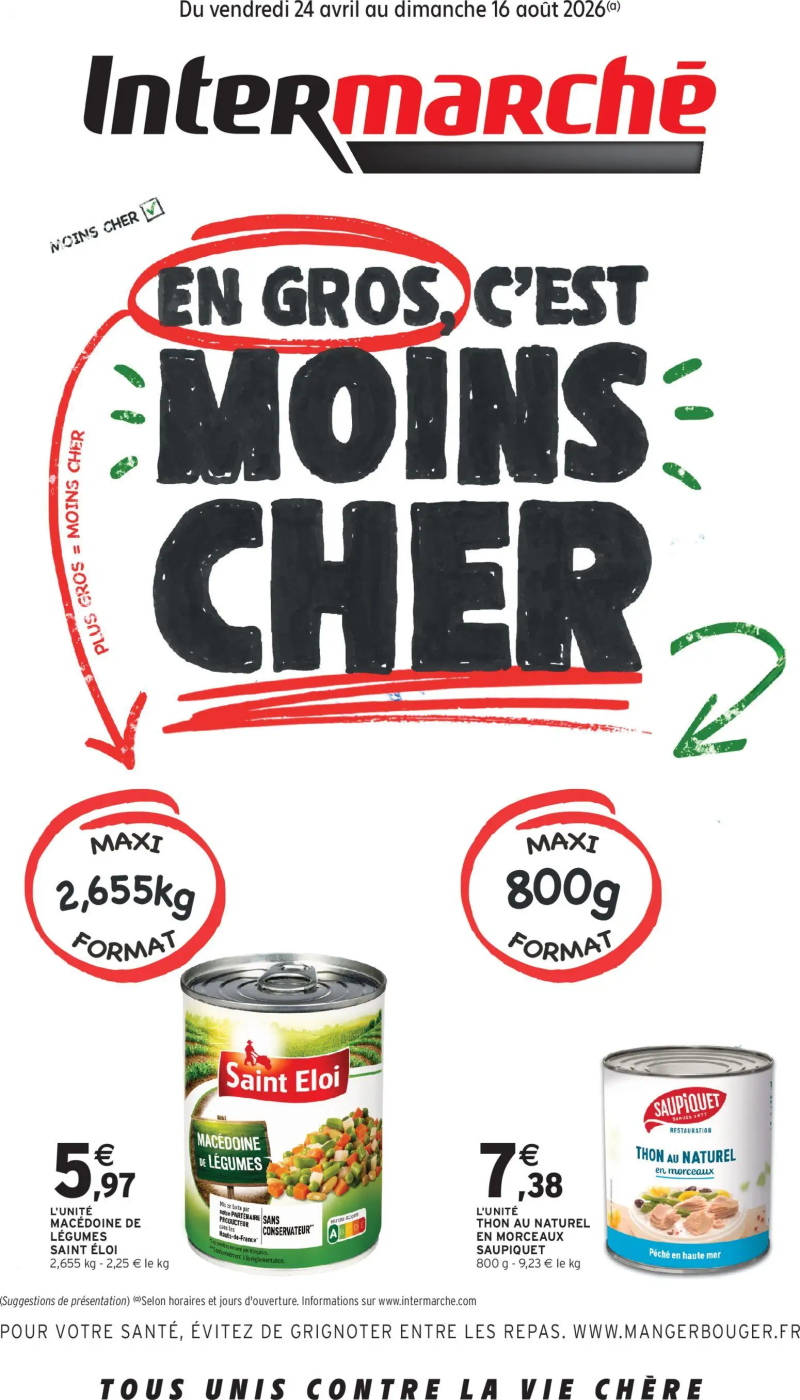 Intermarche catalogue du 24/04 – page 1