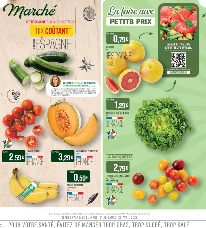 Supermarchés Match catalogue du 21/04 – page 2