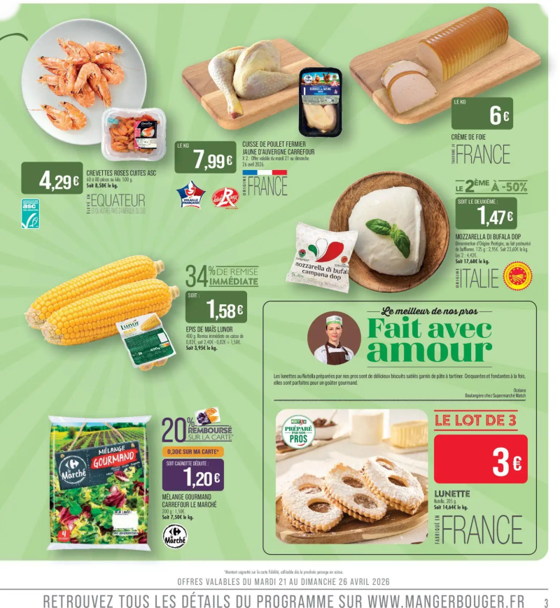 Supermarchés Match catalogue du 21/04 – page 3