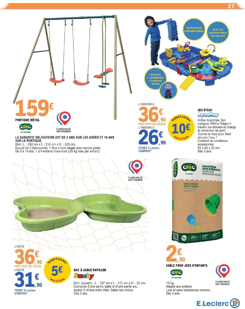 E.Leclerc catalogue du 21/04 – page 27