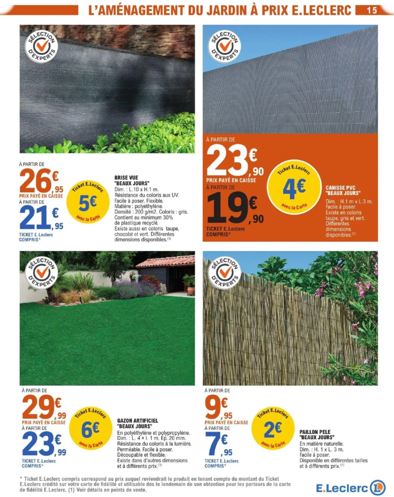 E.Leclerc catalogue du 21/04 – page 15