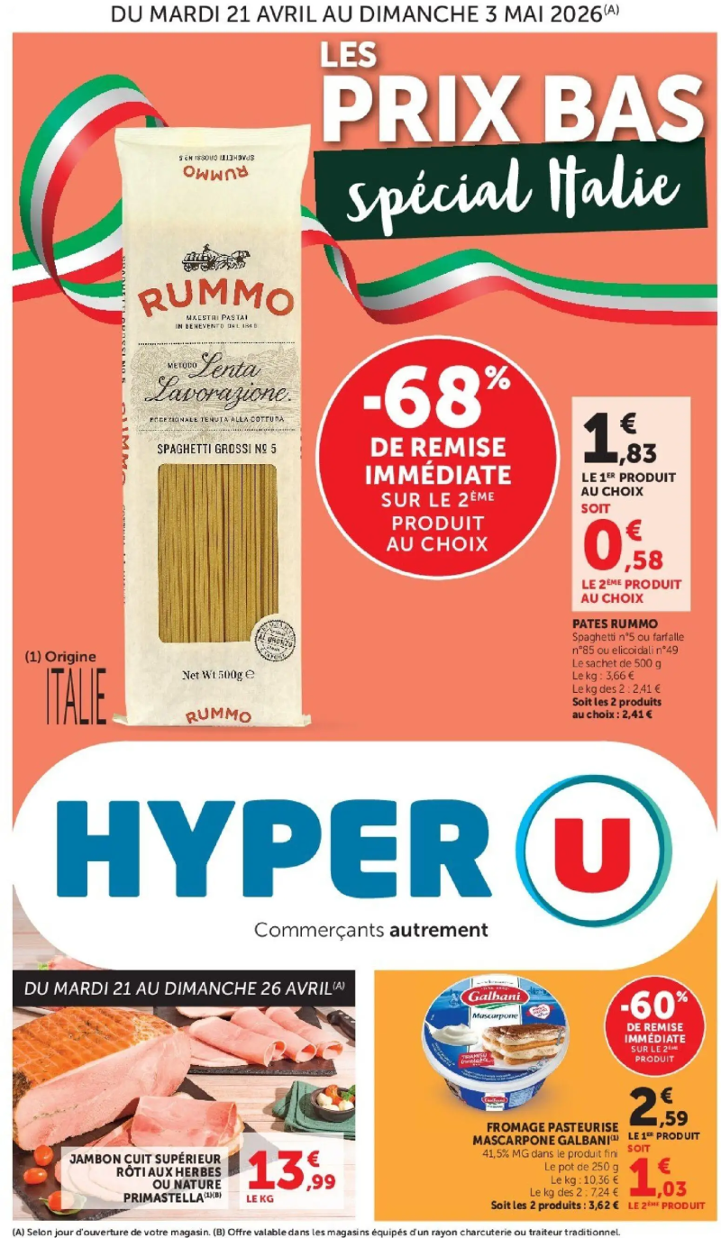 Hyper U catalogue du 21/04 – page 1