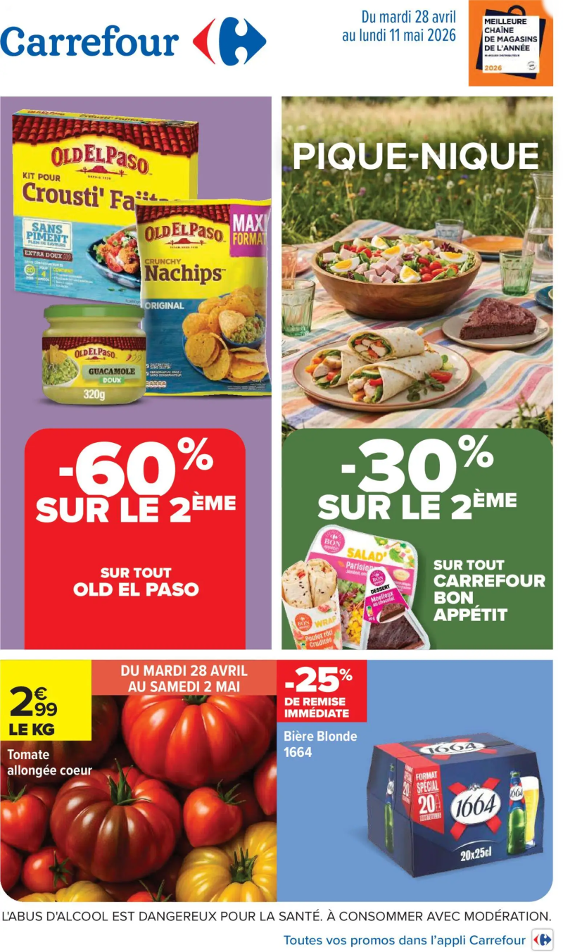 Carrefour catalogue du 28/04 – page 1