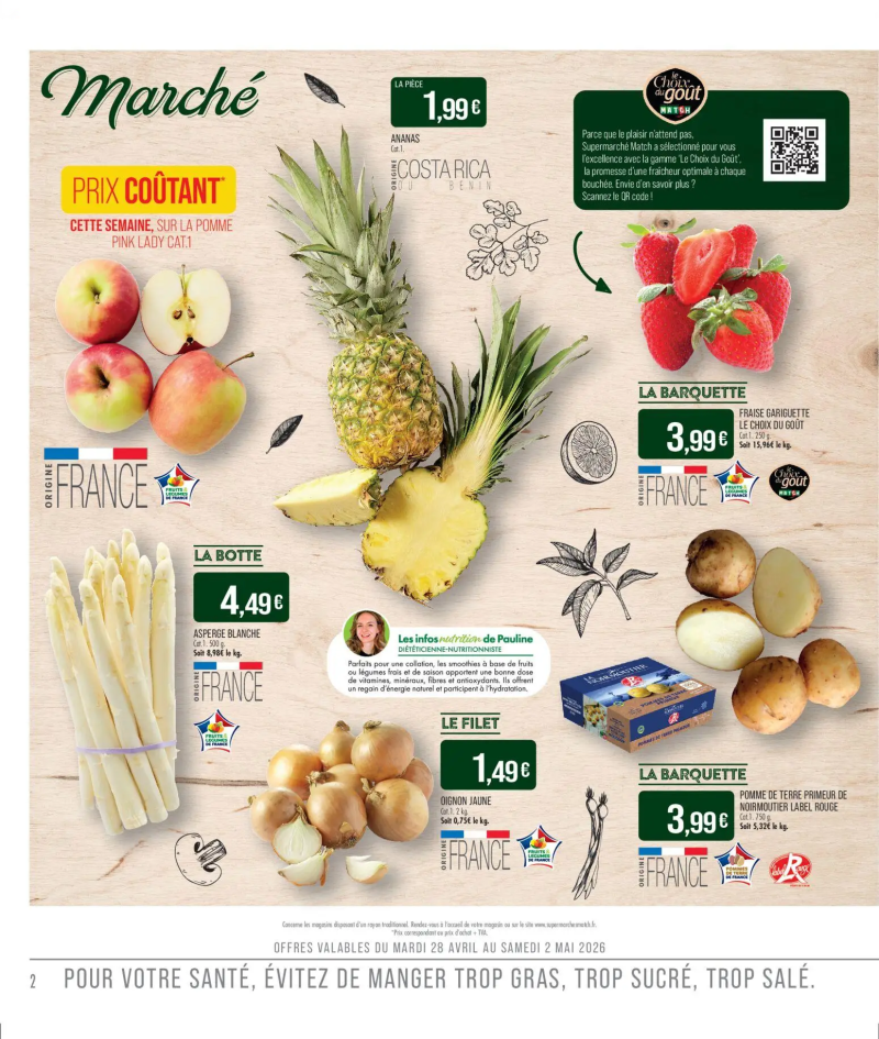 Supermarchés Match catalogue du 28/04 – page 2