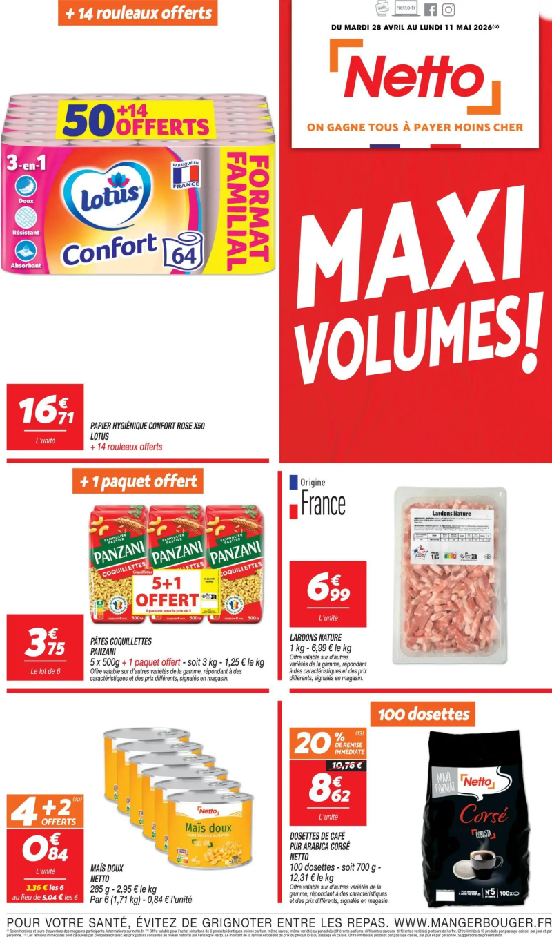 Netto catalogue du 28/04 – page 1