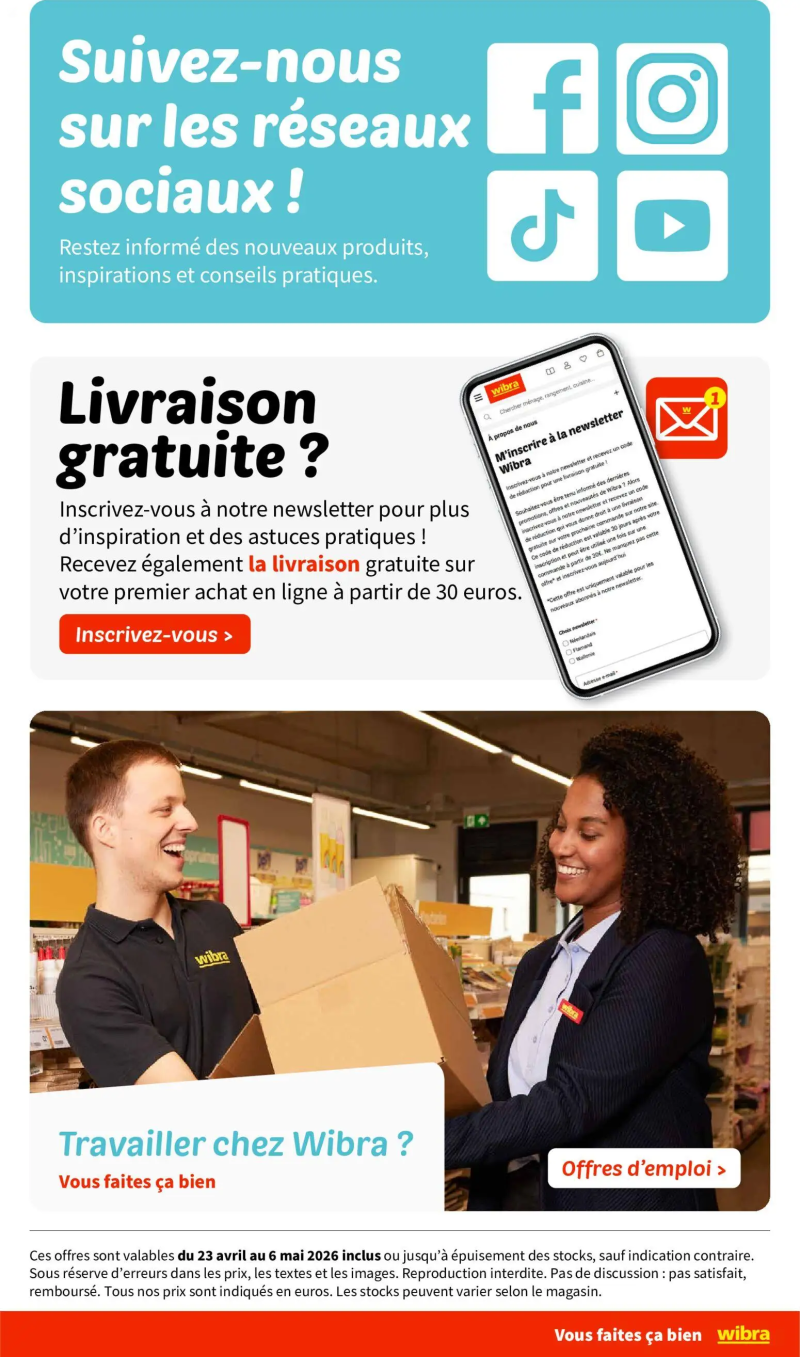 Wibra catalogue du 23/04 – page 17