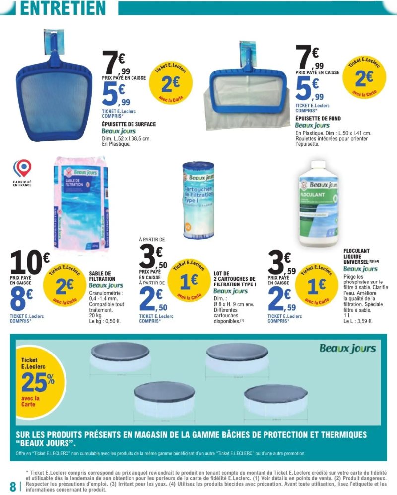 Brico E.Leclerc catalogue du 28/04 – page 8