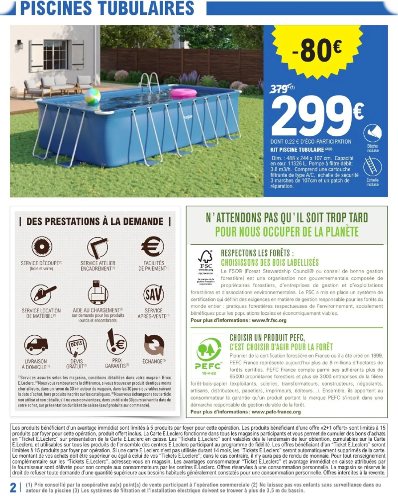 Brico E.Leclerc catalogue du 28/04 – page 2