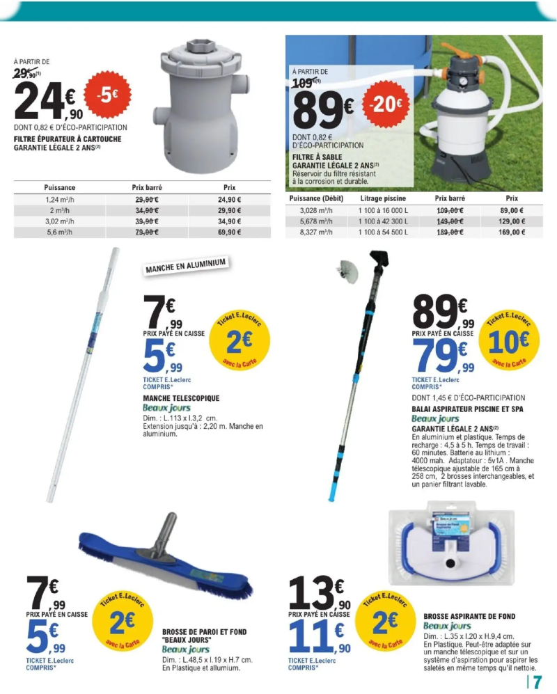 Brico E.Leclerc catalogue du 28/04 – page 7