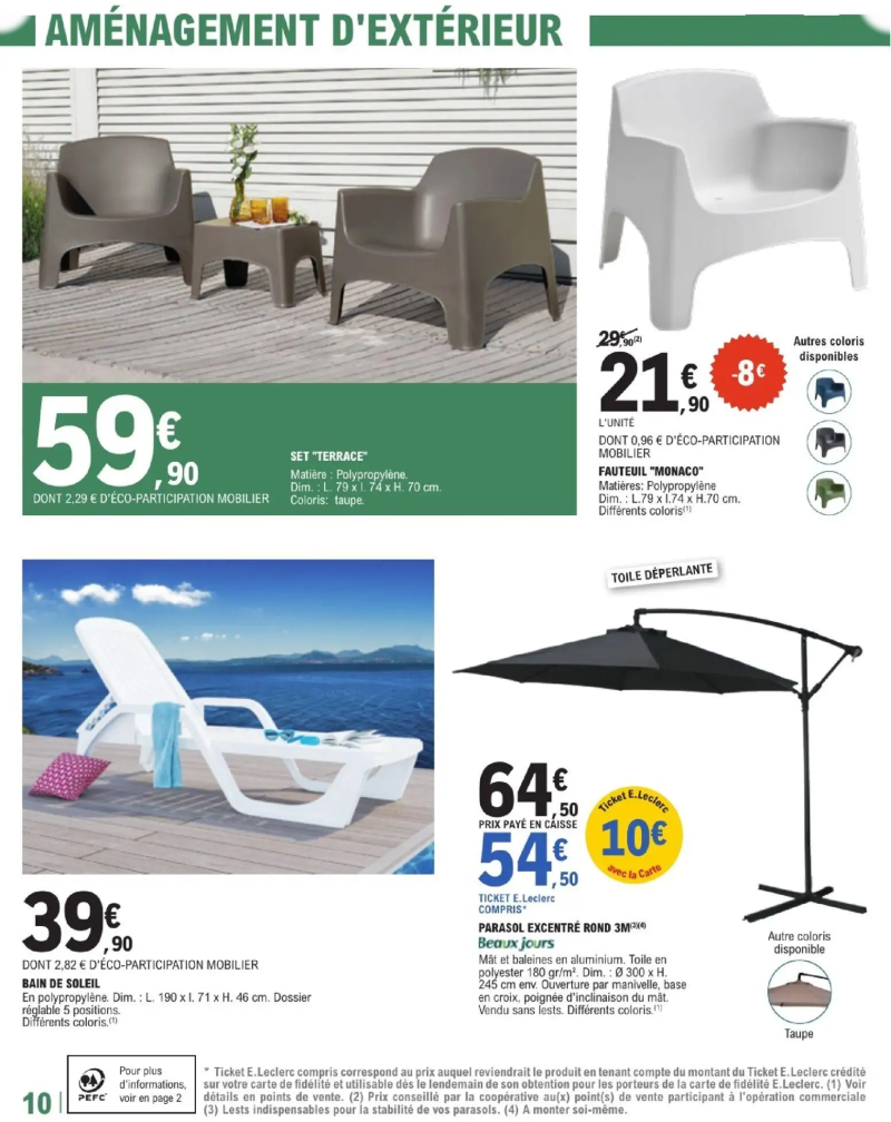 Brico E.Leclerc catalogue du 28/04 – page 10
