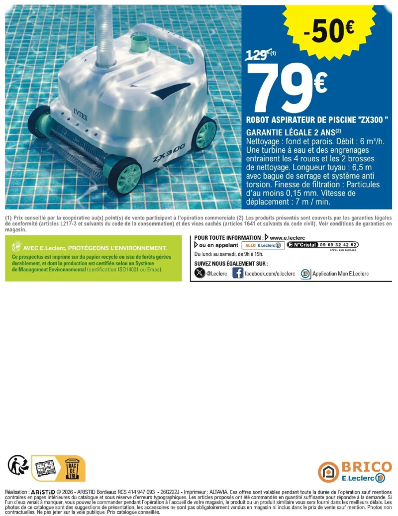 Brico E.Leclerc catalogue du 28/04 – page 12