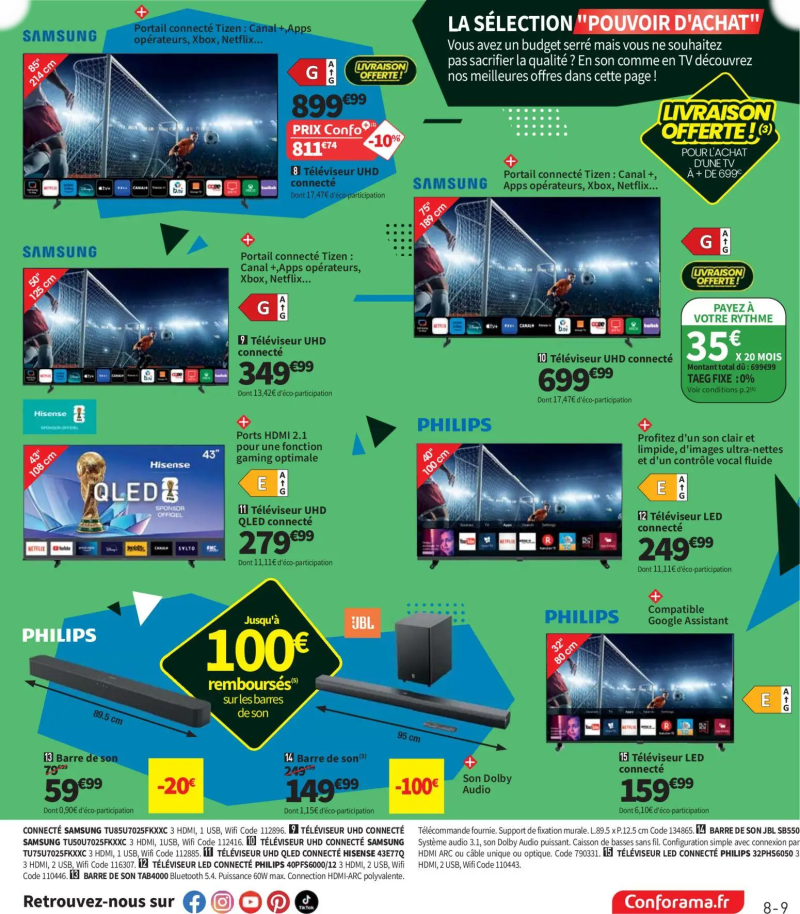 Conforama catalogue du 28/04 – page 9