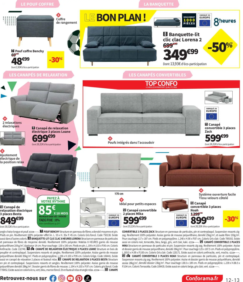 Conforama catalogue du 28/04 – page 13