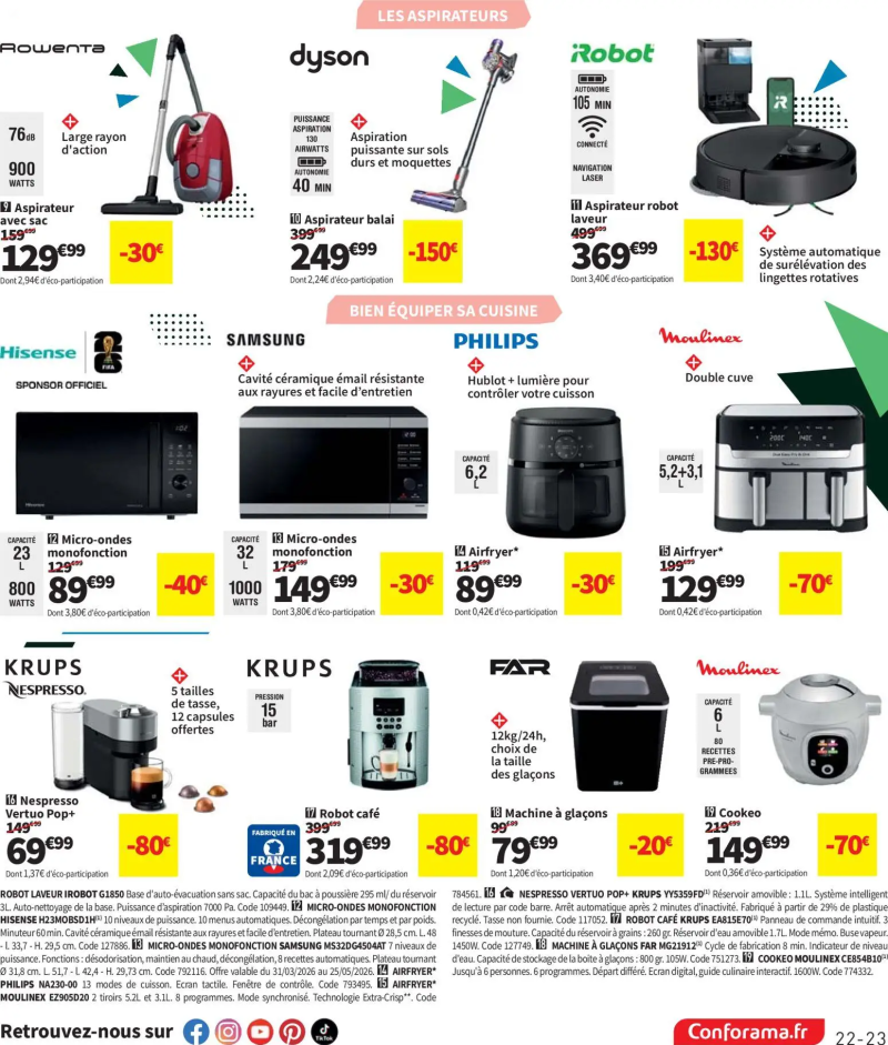 Conforama catalogue du 28/04 – page 23