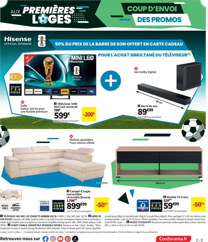 Conforama catalogue du 28/04 – page 3