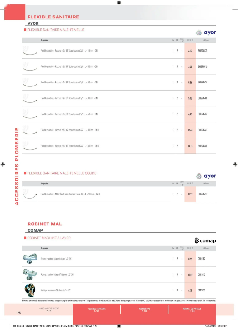 Rexel                                                     catalogue du 20/04 – page 128