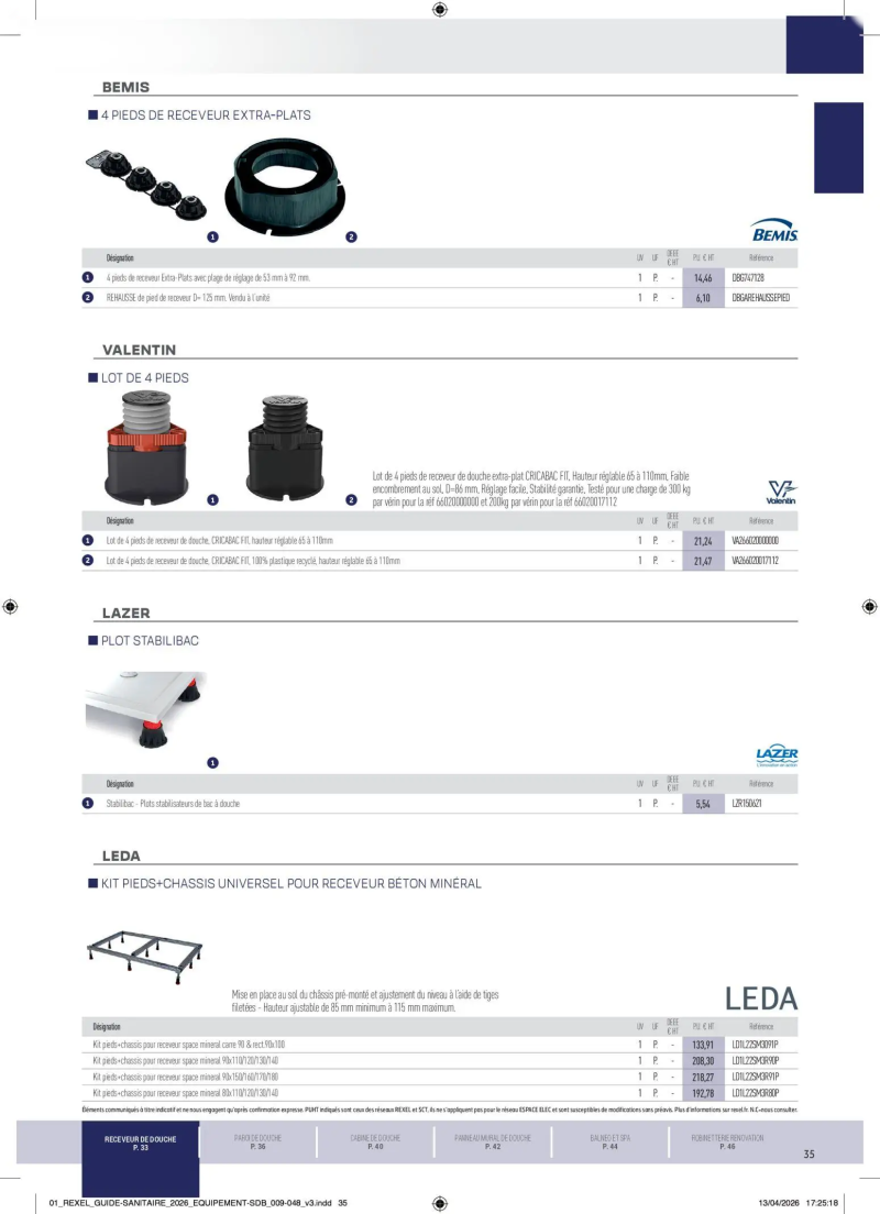 Rexel                                                     catalogue du 20/04 – page 35